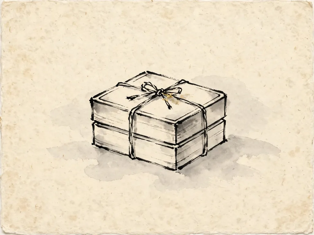 Ink-wash illustration for the section information stored on your phone