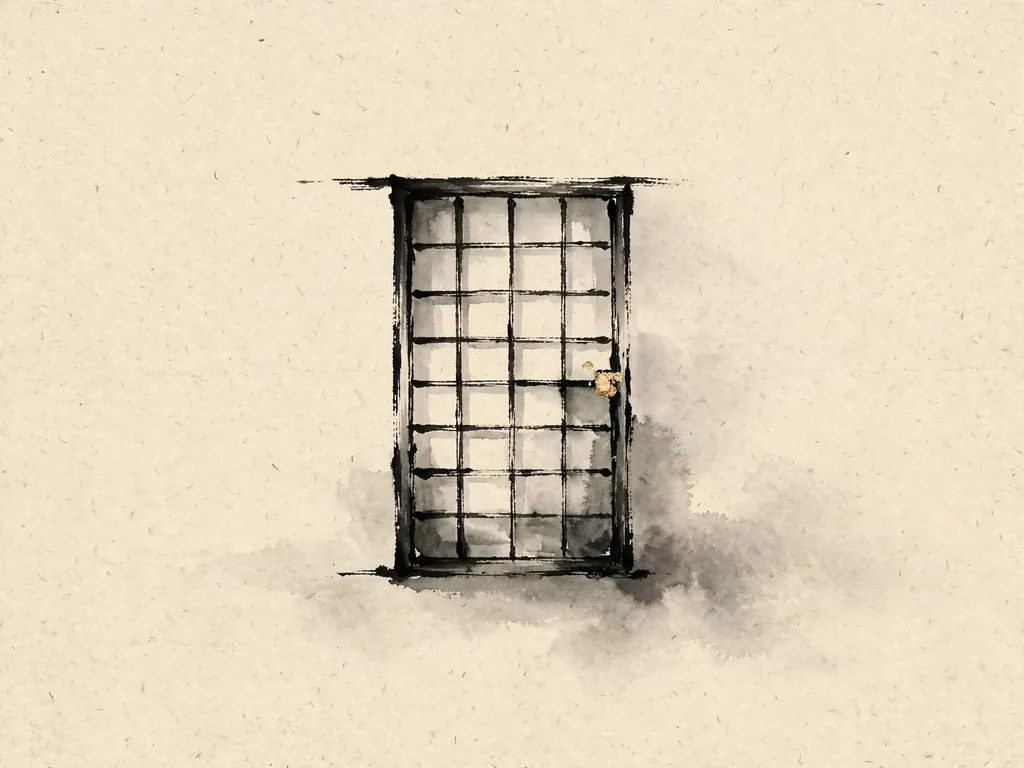 Ink-wash illustration for the section permissions