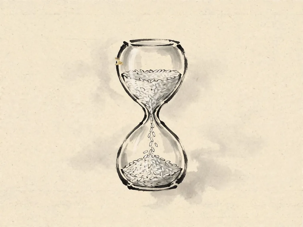 Ink-wash illustration for the section how long information is kept
